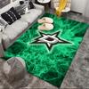 Dallas Hockey Team Area Rug Suitable for Indoor And Outdoor,Carpets for Kitchens, Homes, Offices, Living Rooms,Home Decor,Christmas Gift