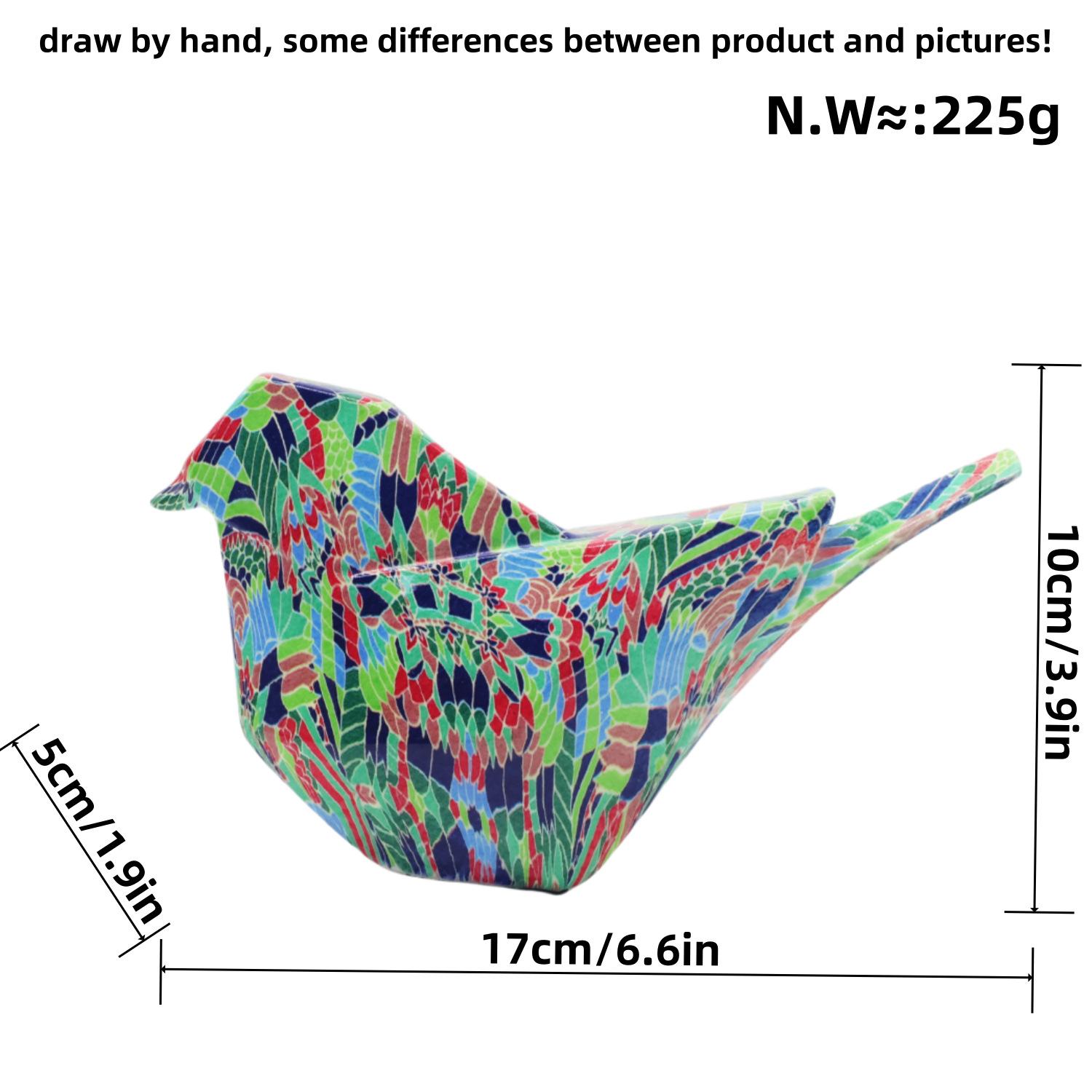

Современный простой креативный геометрический узор сине-белого цвета с изображением птиц, украшения для дома и гостиной, товары для украшения из смолы