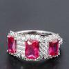 Sace Gems Classic Copper Alloy Zircon Ring Ladies Jewelry Wedding Promise Party Gift