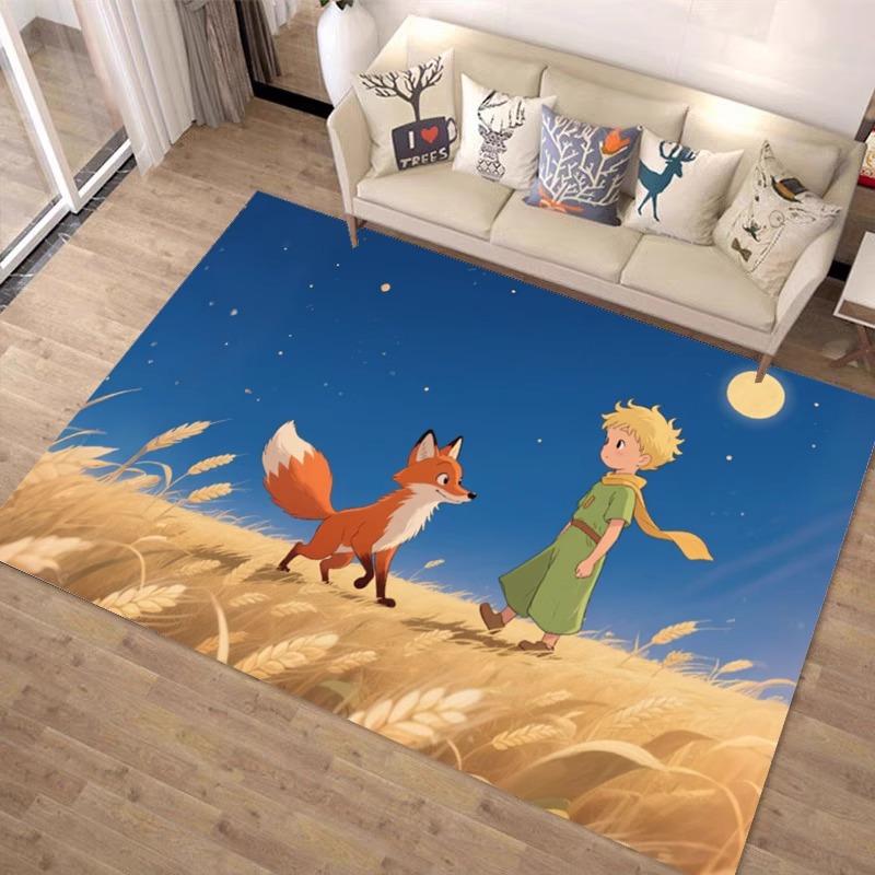 

Мультяшний килим Маленький принц Дитячий килим для спальні Кімнатний килим Домашній килим Під журнальний столик Приліжковий килим для вітальні 40x60cm