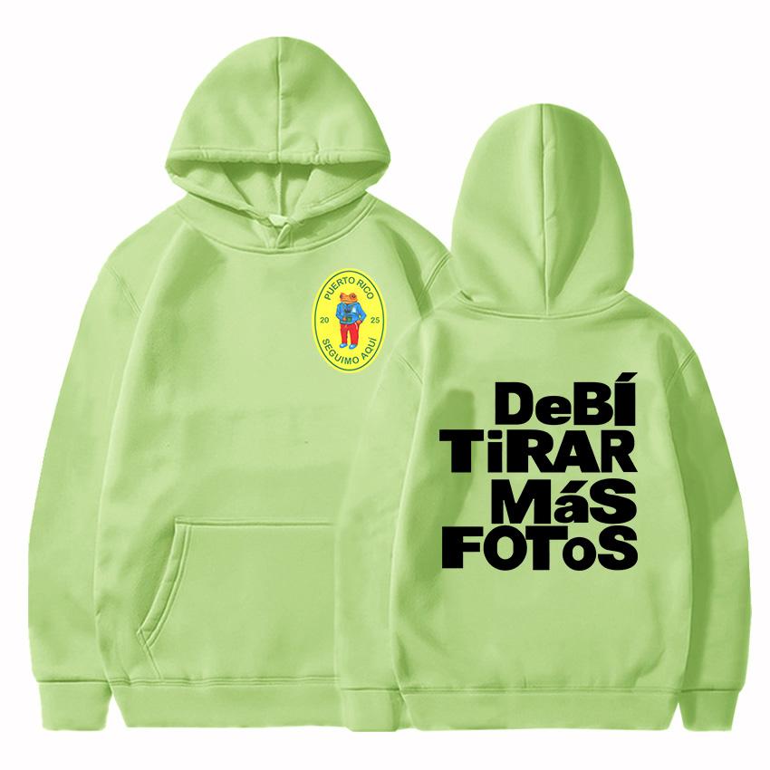 DTMF Debí Tirar Más Fotos 2025 Nové Album Mikiny Bad Bunny Slavný Zpěvák Mikiny Grafický Potisk Oblečení Dámská Mikina Dívky