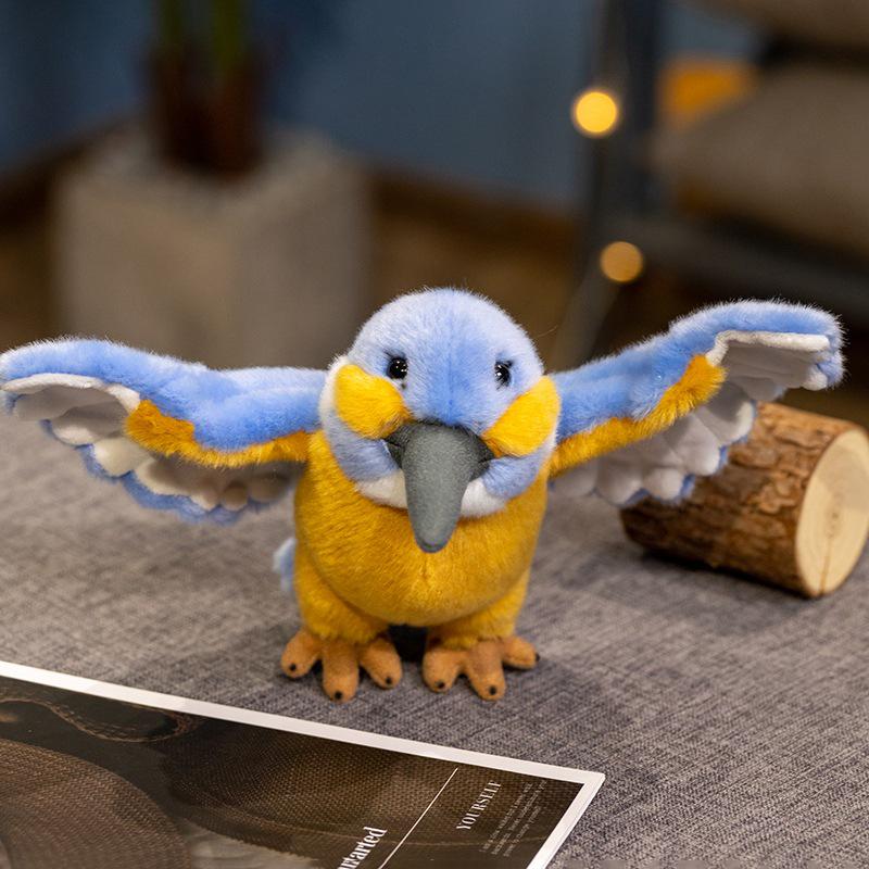 Kingfisher Plush Bird Doll - Cute Cognitive Toy & Birthday Gift 20 cm