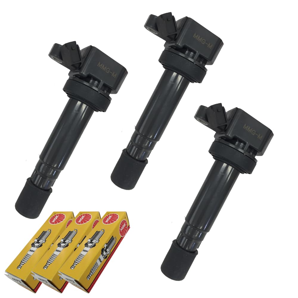 

Комплект катушки зажигания NGK стандартные свечи зажигания BKUR6E IC1 L350S/L360S & (по 3 штуки)