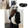 Cute Korean Style Striped Lightweight Crossbody Chest Bag For Casual Everyday Use