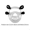 Clear Taekwondo Mask Face Guard Protector Portable Removable Full Shield Training for Men