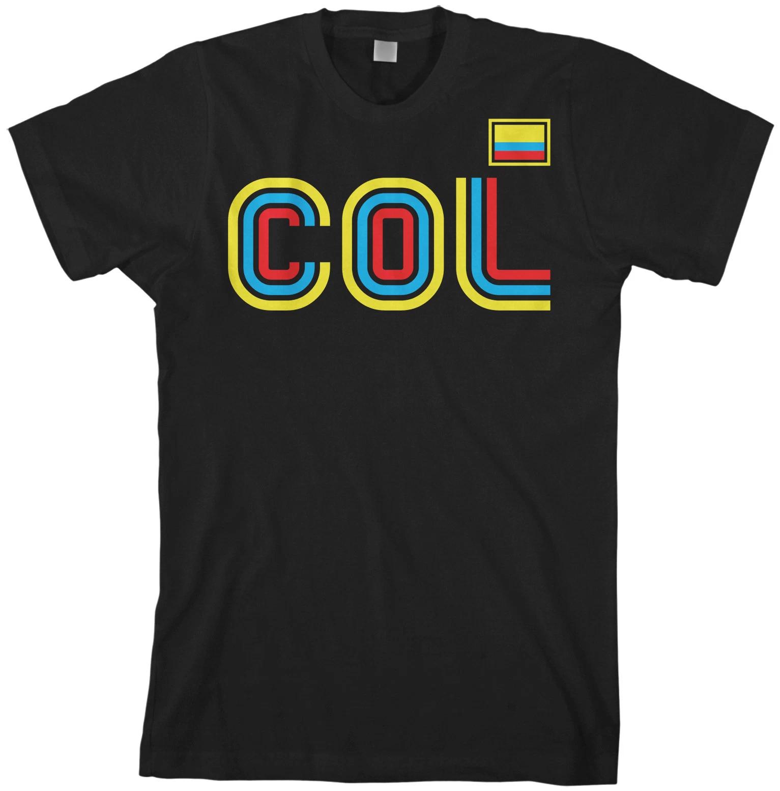 Colombia Athletic Retro Series Men s T shirt Soccer S