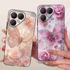 For Tecno Pova 7 Ultra 5G LJ9 Case Cartoon Cat Tiger Silicone TPU Black Cover For Tecno Pova 7Ultra 5G 6.67" Phone Cases Fundas