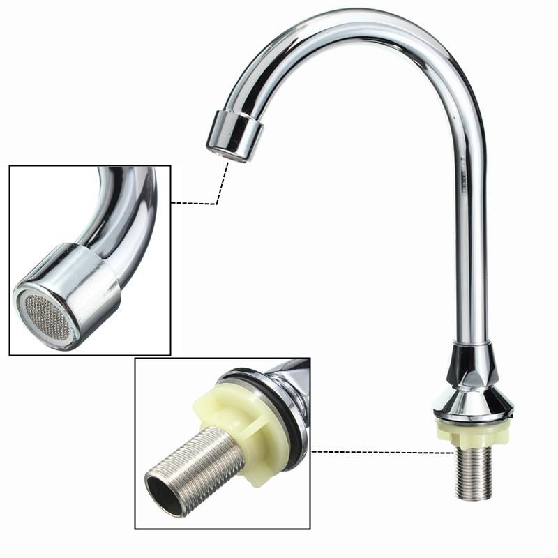 Bathroom Basin Faucet Switch Control By Floor Foot Pedal Valves Copper Single Cold Tap Kichen Foot-operated Faucet Bathroom