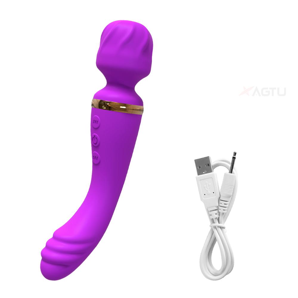 G-spot Vibrator AV Wand Female Masturbation Massage Clitoral Stimulator Dildos Rechargeable Sex Toys Vibrator for Women