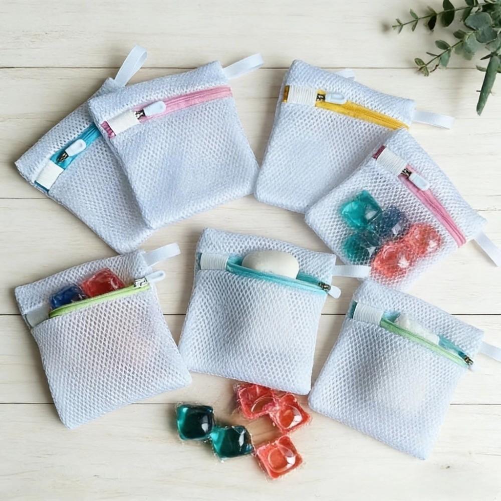 Single-Layer Machine Zipper Bag Mesh Scent Beads Special Bags Simple Small Mesh Laundry Bag  Travel