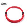 Adjustable Sports Bracelet Men Rope Braided Casual Solid Nylon Color