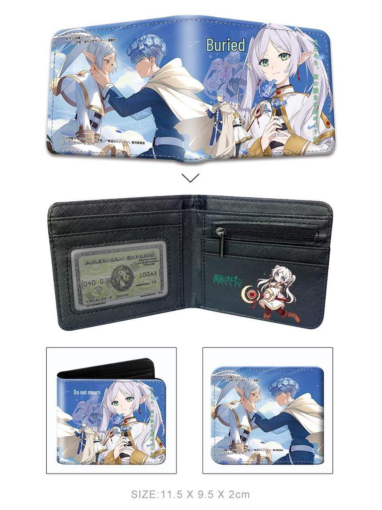 Frieren: Beyond Journey's End 3D Anime Coin Purse - Stereoscopic Embossed Cartoon Design