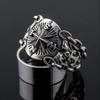 Vintage Viking Compass Ring Nordic Pirate Marine Amulet Jewelry for Men Women Luxury Personality Gift