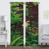 Kitchen Curtains for Camera Beauty Scenery Elegant Room Curtains 2 Pieces Halloween Decoration Living Room Curtain Partition