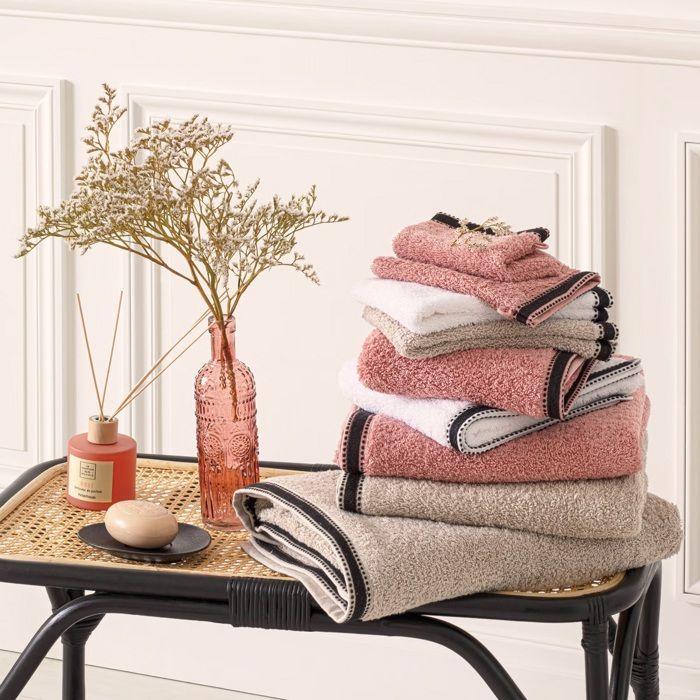 Serviette de toilette invite 50 x 90 cm Joia lin
