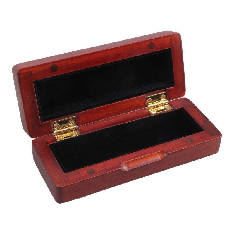 Saxophone Mouthpieces storage Box Maple Wood Mouthpiece Box Woodwind Mouthpiece Case Musical Instrument Accessories
