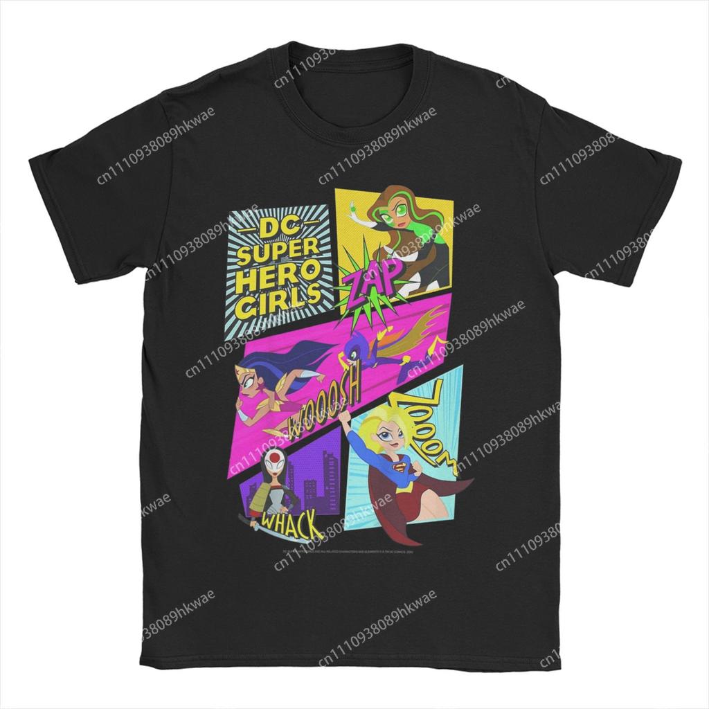 Unisex Unisexs Tshirts Supergirls Funny Cotton Tees Short Sleeve T Shirts Round Neck Clothes Printing