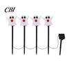 Solar Powered Path Lights Halloween Pumpkin Light, Ghost Garden Stake Waterproof Stakes LED Pathway Light for Yard Patio Lawn Decor Decorations
