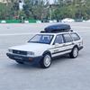 1/32 Volkswagen Santana Metalowy Model Samochodu Avant Kombi Odlewany Metalowy Pojazd Podróżny Model Samochodu Symulacja Dźwięku i Światła Zabawka dla Dzieci Prezent