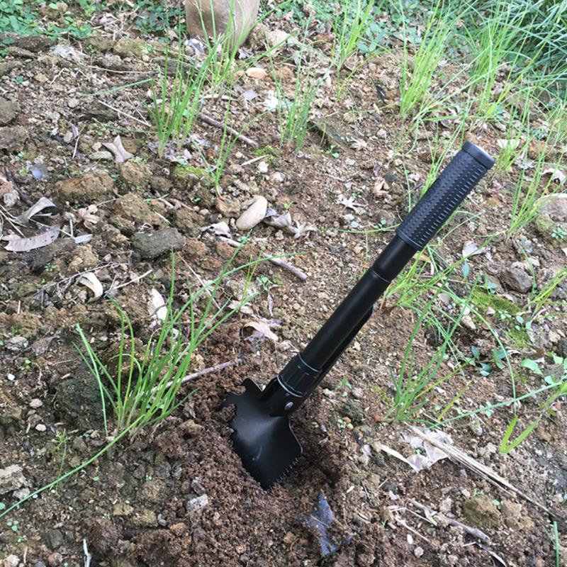 1Pcs Military Shovel Outdoor R Camping Shovel Equipment Survival Engineer Shovel чёрный