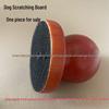 Detachable Wooden Pet Nail Grinding Board - Round Dog Foot Scraper & Grinder