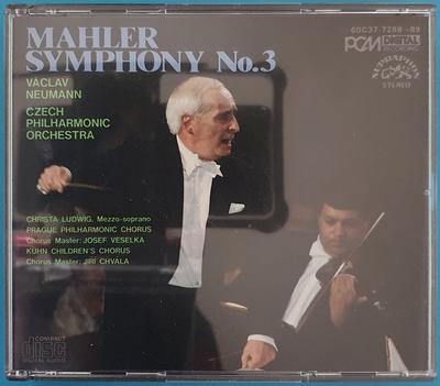 CD GUSTAV MAHLER - VÁCLAV NEUMANN, THE - Symphony No.3 60C37728889 Supraphon Japan Classical Used