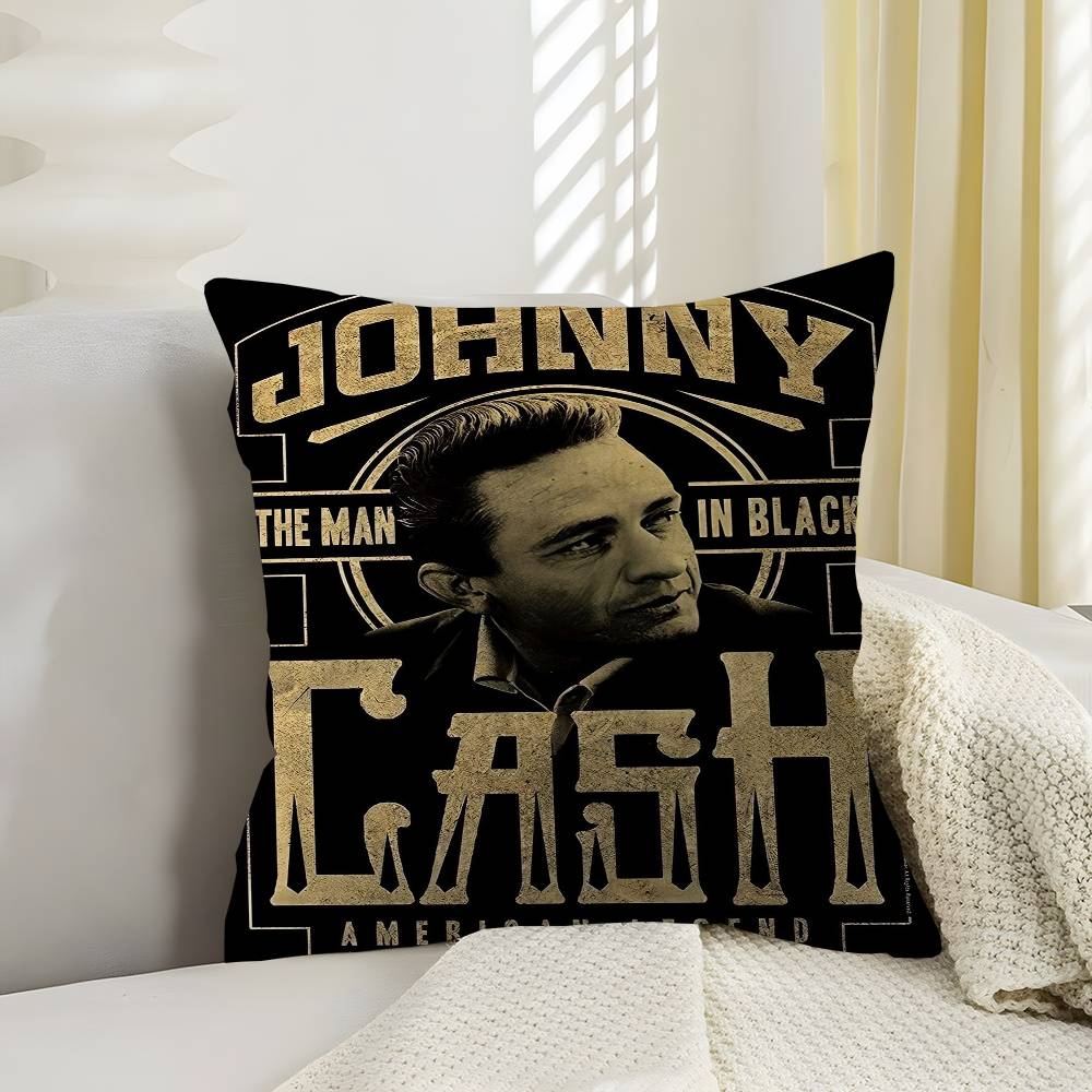 Famous Johnny Cash American Singer Personalized Pillow Cover Kids Bedroom Wild Party Decor Pillowcase kid Birthday shower Gift