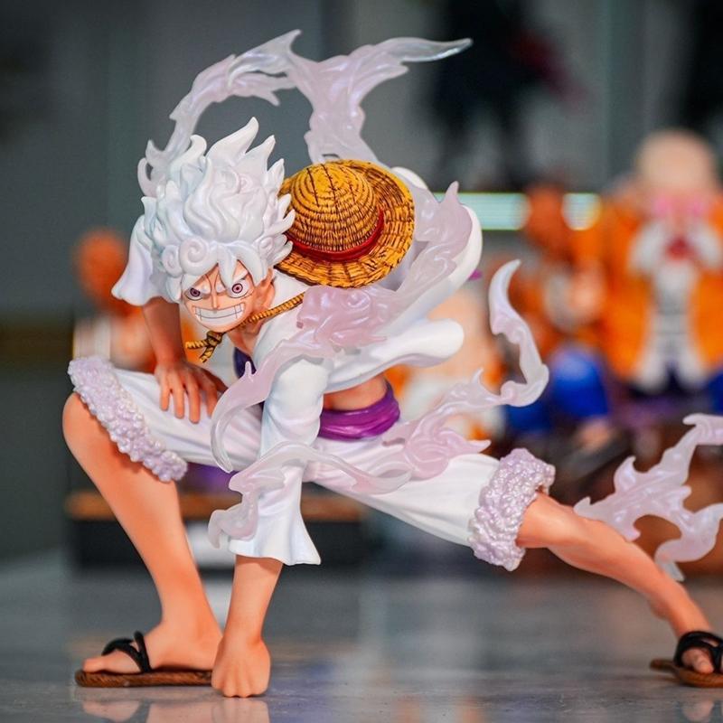 

One Piece 16cm 8x Scope Gear 2 Luffy Action Figures Nika Luffy Model PVC Anime Statue Toy Computer Case Decor Collectible Gift