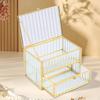 Jewelry Box Vintage Design 2 Tier Container Home Decor Clear Organizer Trinket for Bracelet