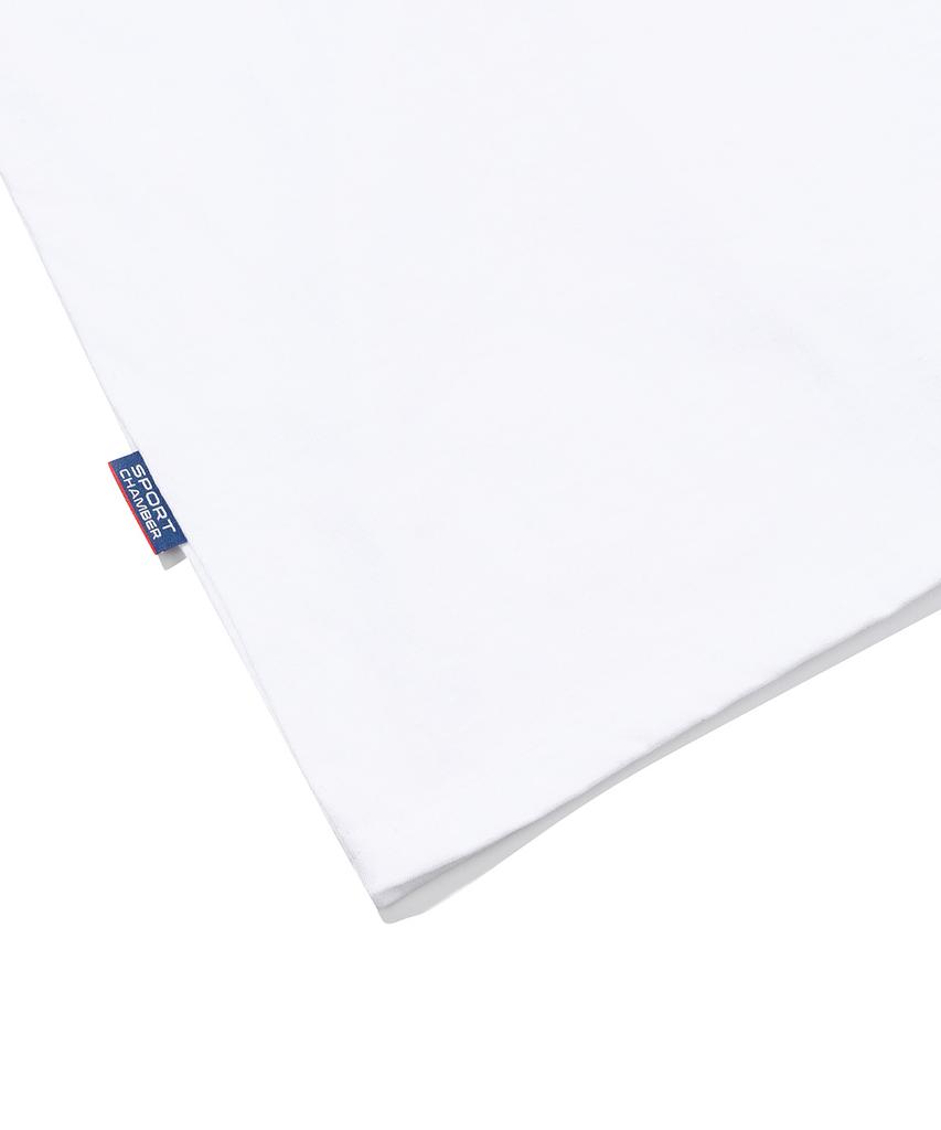 SPORT CHAMBER Sc Block Flash T-Shirt (White)