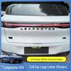 Leapmotor Car Emblem Blackout Sticker - Black Warrior Series for B10/C10/C16 Models