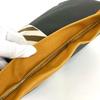 HERMES H logo Jimet GM Pouch Bag Makeup Multi Pouch Clutch bag gray/Yellow