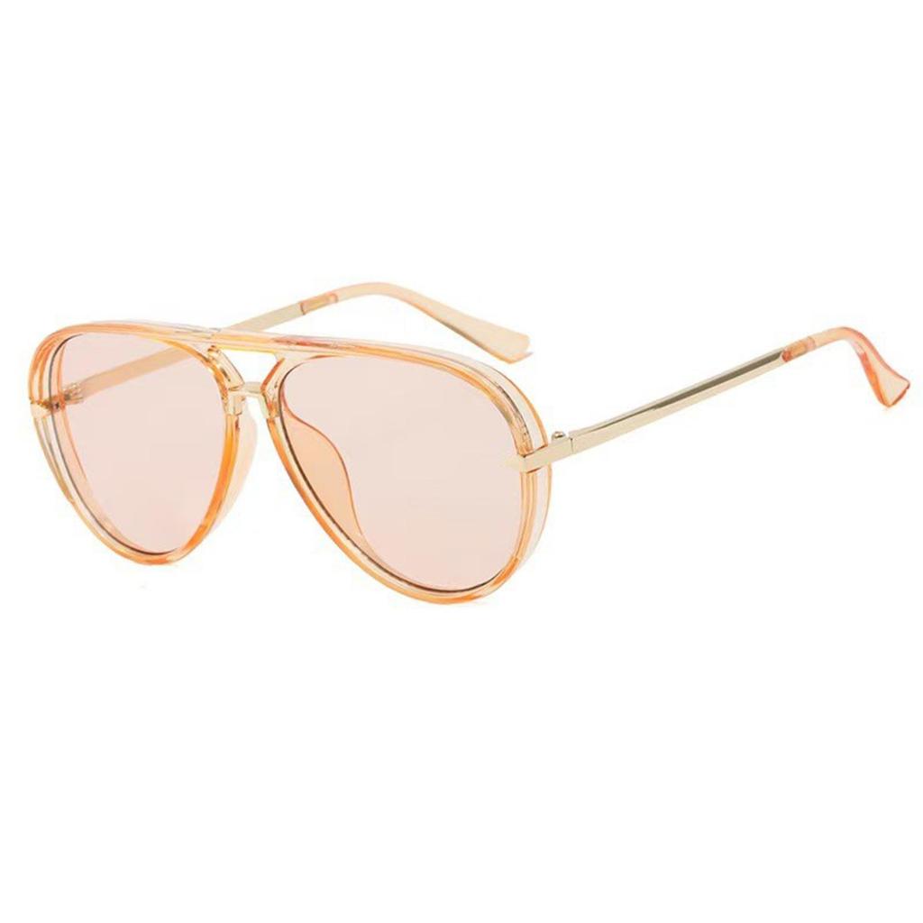 Trendy Large Frame Frog-Shaped Sunglasses: European and American Style