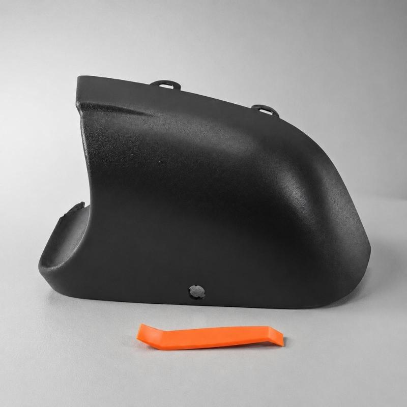 Replacement Lower Wing Mirror Trim Cover in Black ABS 963129935R 963738533R for 2015-2019 Vehicle Applications and Housings