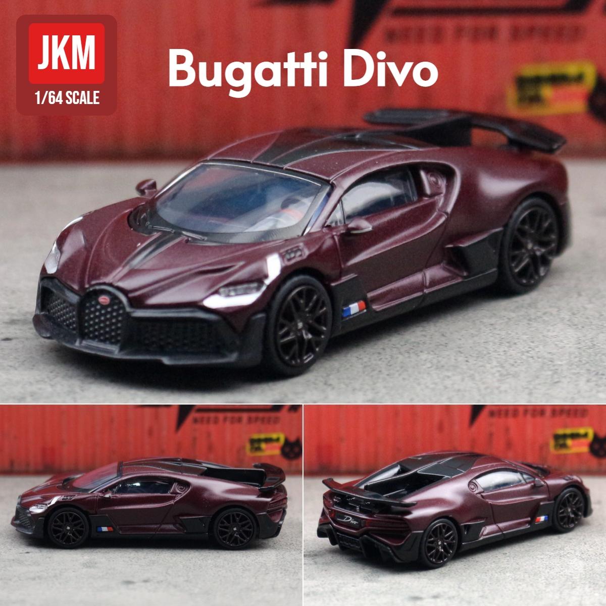 

1/64 Bugatti Divo игрушечная машина супер спортивный автомобиль миниатюрная модель свободные колеса литой цинковый сплав металл коллекция подарок бордовый