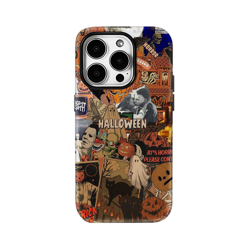 

Funny Halloween Phone Case for IPhone 16 15 14 13 12 11 X XS XR XSMAX 7 8 Pro Max Plus Double-layer Back Cover IPHONEXSMAX