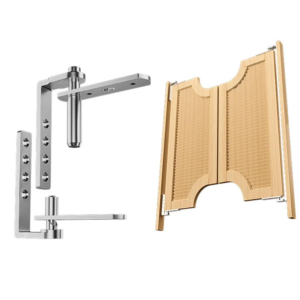 Bisagra de puerta pivotante de acero inoxidable de alta resistencia con eje giratorio de 360 grados para habitación, bisagra de puerta de madera con rebote automático.