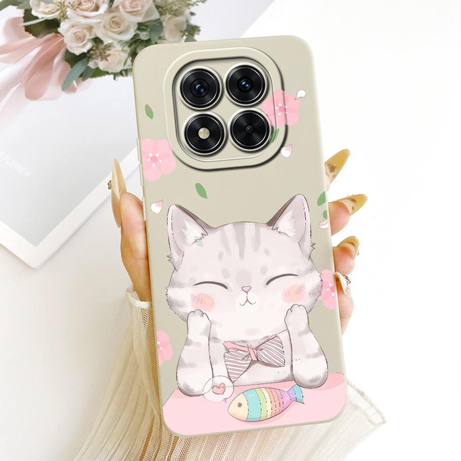 For Xiaomi Redmi Note 14 Pro 5G Case Cute Cartoon Cat Duck Candy Painted Soft Silicone Cover For Redmi Note 14 Pro Plus 5G Shell