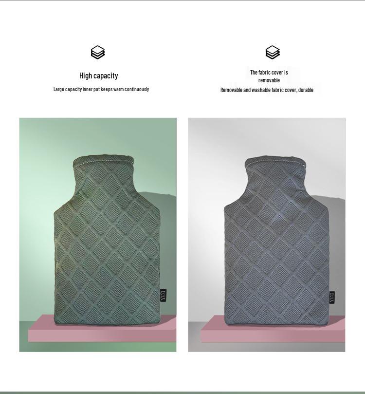 Verdickter Explosionsgeschützter Heißwasserbeutel: Handwärmer, Bettwärmer, & Bauchkompresse.