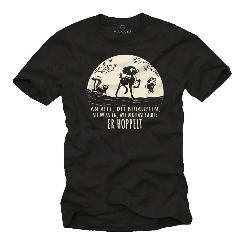 

FUNNY MOVIE MENS T shirt WITH GERMAN SLOGAN - SHORT SLEEVE NERD CARTON TEE XL