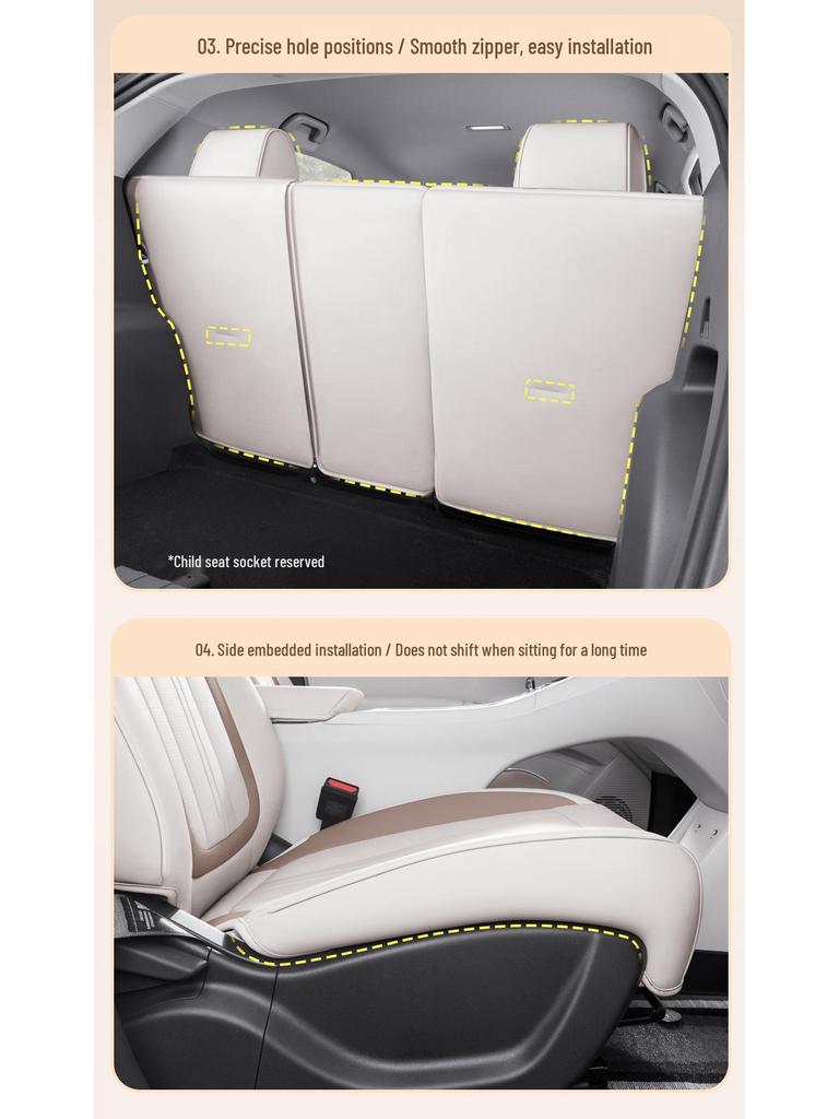 2026 Geely Xingyuan All-Season Seat Covers - Full Coverage Car Cushions 2025