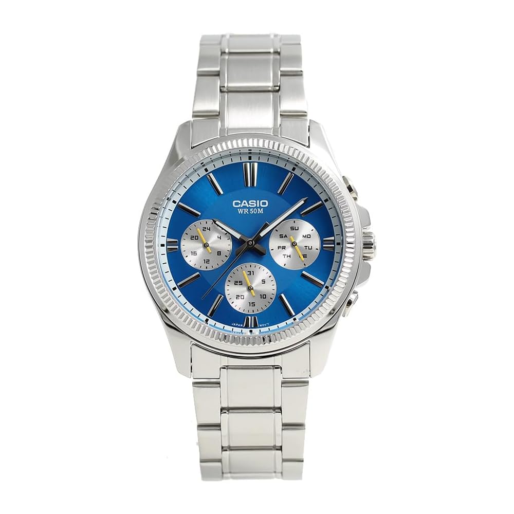 Casio Collection MTP-1375PD-2A2VEF Steel Bracelet Watch Men s Fashion Timepiece