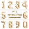 40-inch Creamy Caramel Aluminum Foil Number Balloon for Stylish Birthday Party Decorations