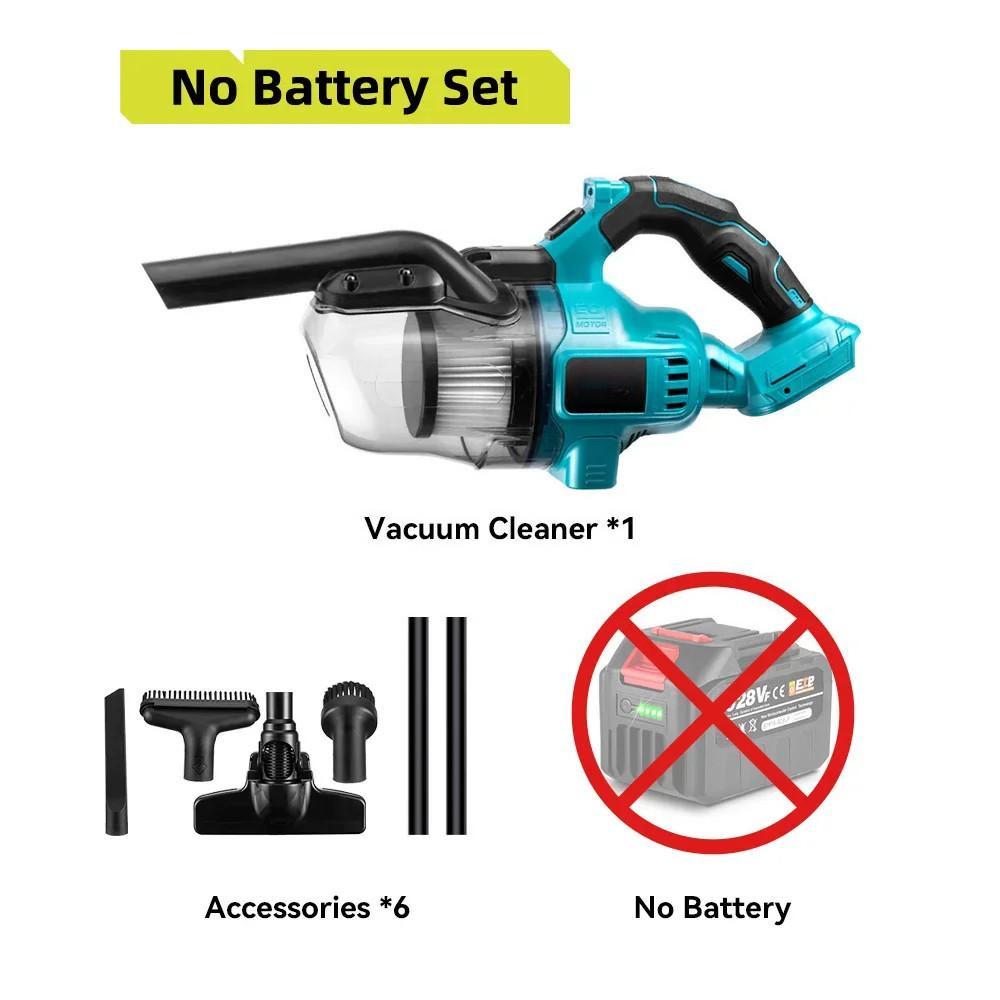 1000W High Power Cordless Electric Vacuum Cleaner Portable Efficient Household Industrial Construction Clean Tools