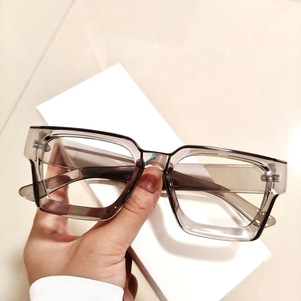 2025 Stylish Small Square Anti-Blue Light Glasses with Clear Lenses