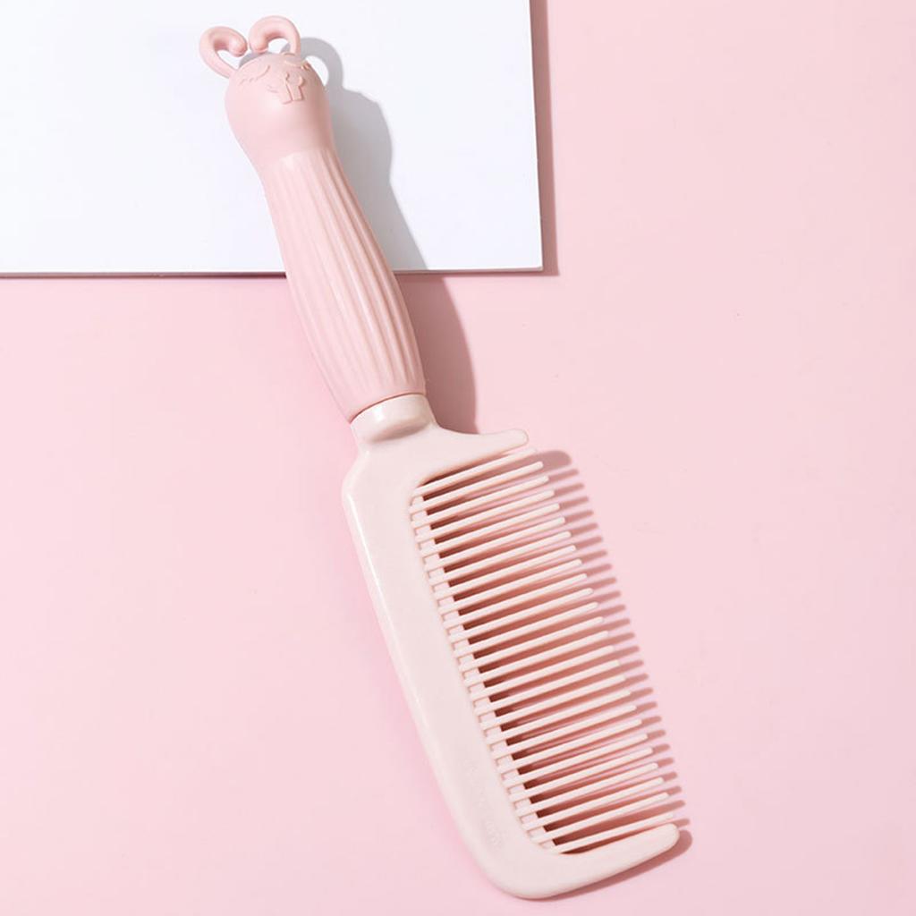 Cartoon Anti-Static Curling Comb Handheld Detangling Hair Brush for Stubborn Hair Thick Wavy Hair