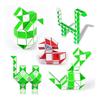 2Pcs/Set Creative Magic Snake Shape Toy Game 3D Cube Puzzle Twist Puzzle ToyS Gift Random Color