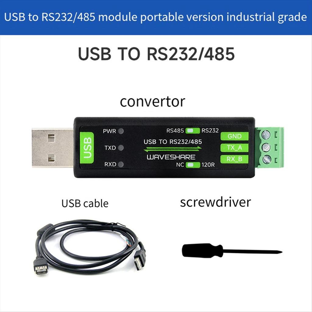 USB To RS232/485 Serial Communication Converter FT232RNL for Linux Android Win 11/10/8.1/8/7