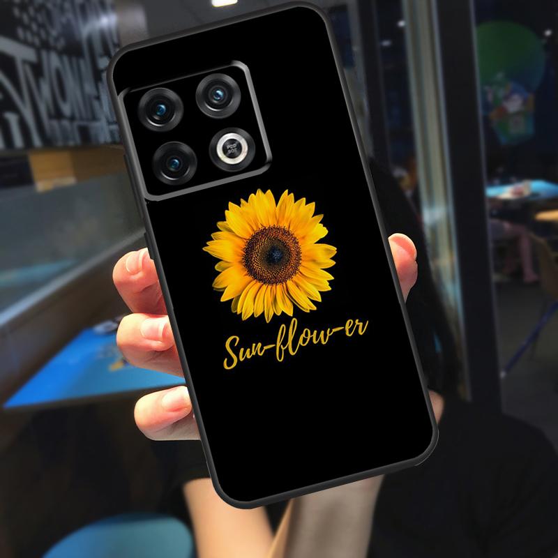 Beauty Yellow Sunflower Funda For OnePlus 13R 13 12 R 11 9 10 Pro 8T 9RT 10T OnePlus Nord CE 4 2 3 Lite N20 N30 Case