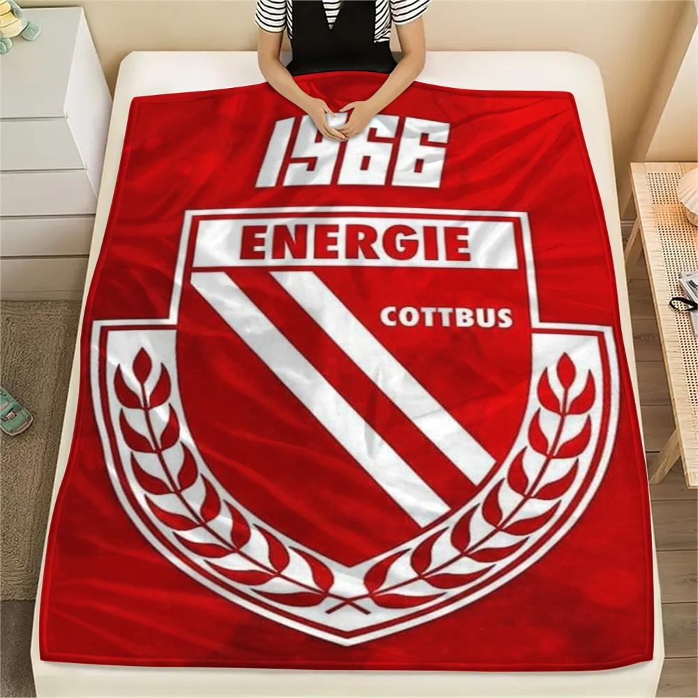 1 Stück Energie Cottbus Aufdruck Flanelldecke, Hohe Qualität, Bequem für Alle Jahreszeiten, Heimdekoration, Wärme und Komfort, Perfekt für Weihnachtsgeschenke38